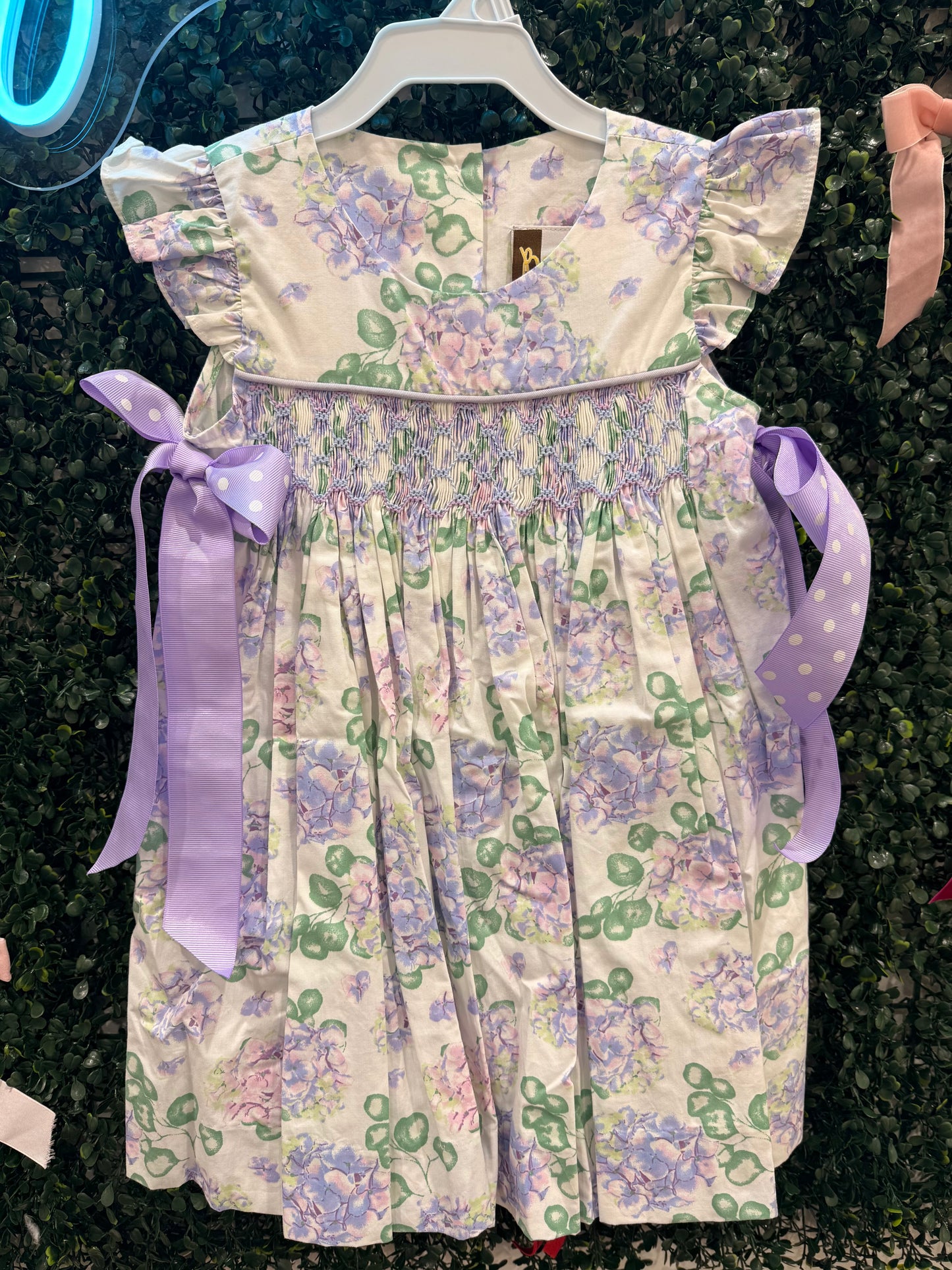 Purple Hydrangeas Dress