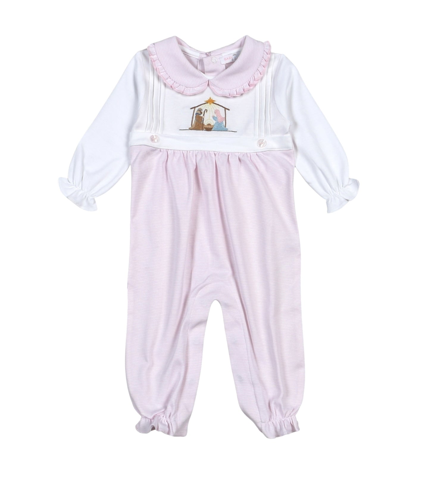 Pink Holly Night Romper