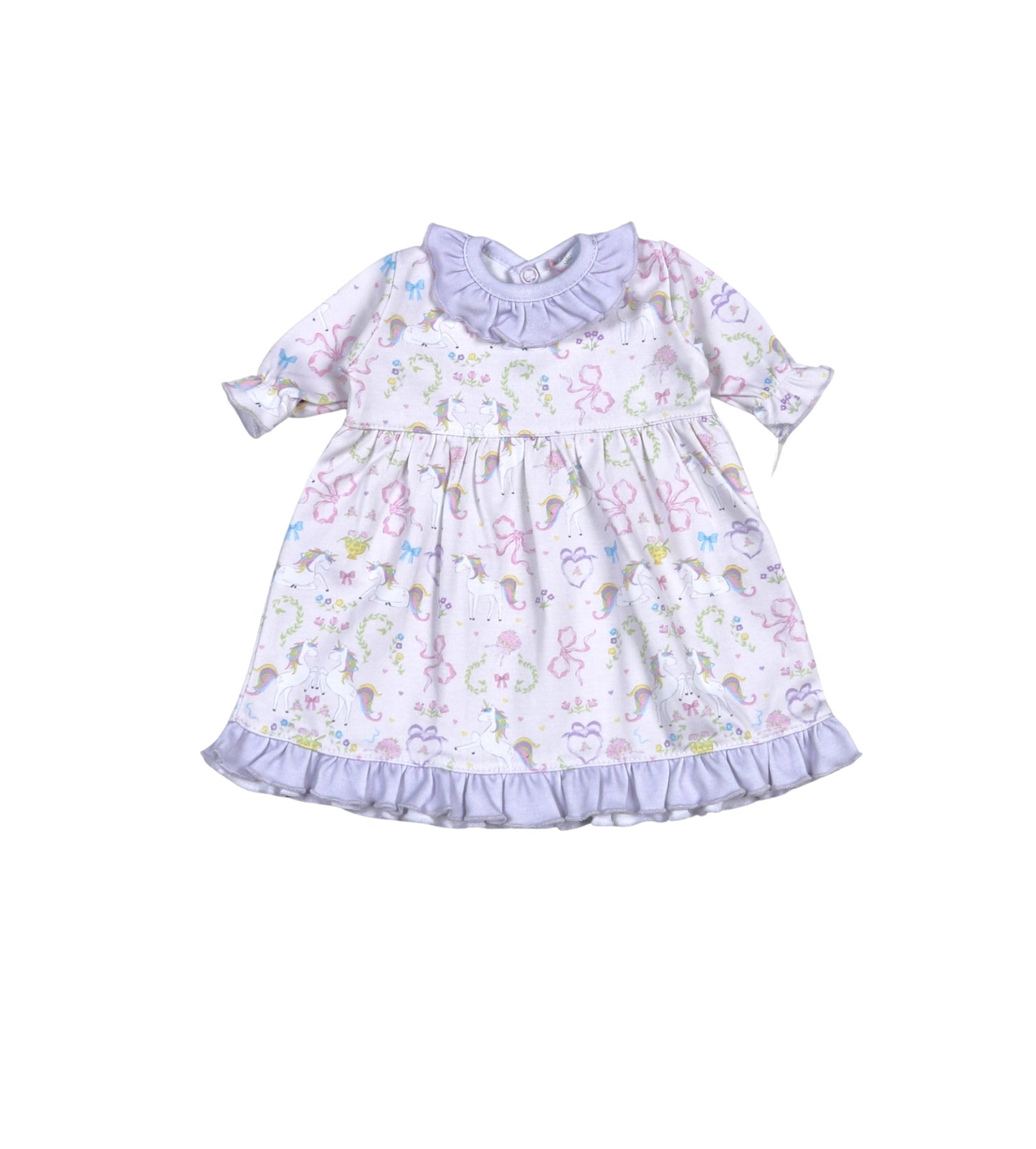 Unicorns Pima Doll Morning Dress Baby Loren