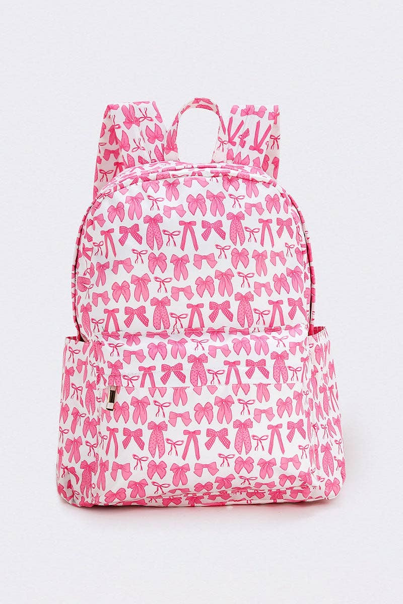 Pink Bow backpack