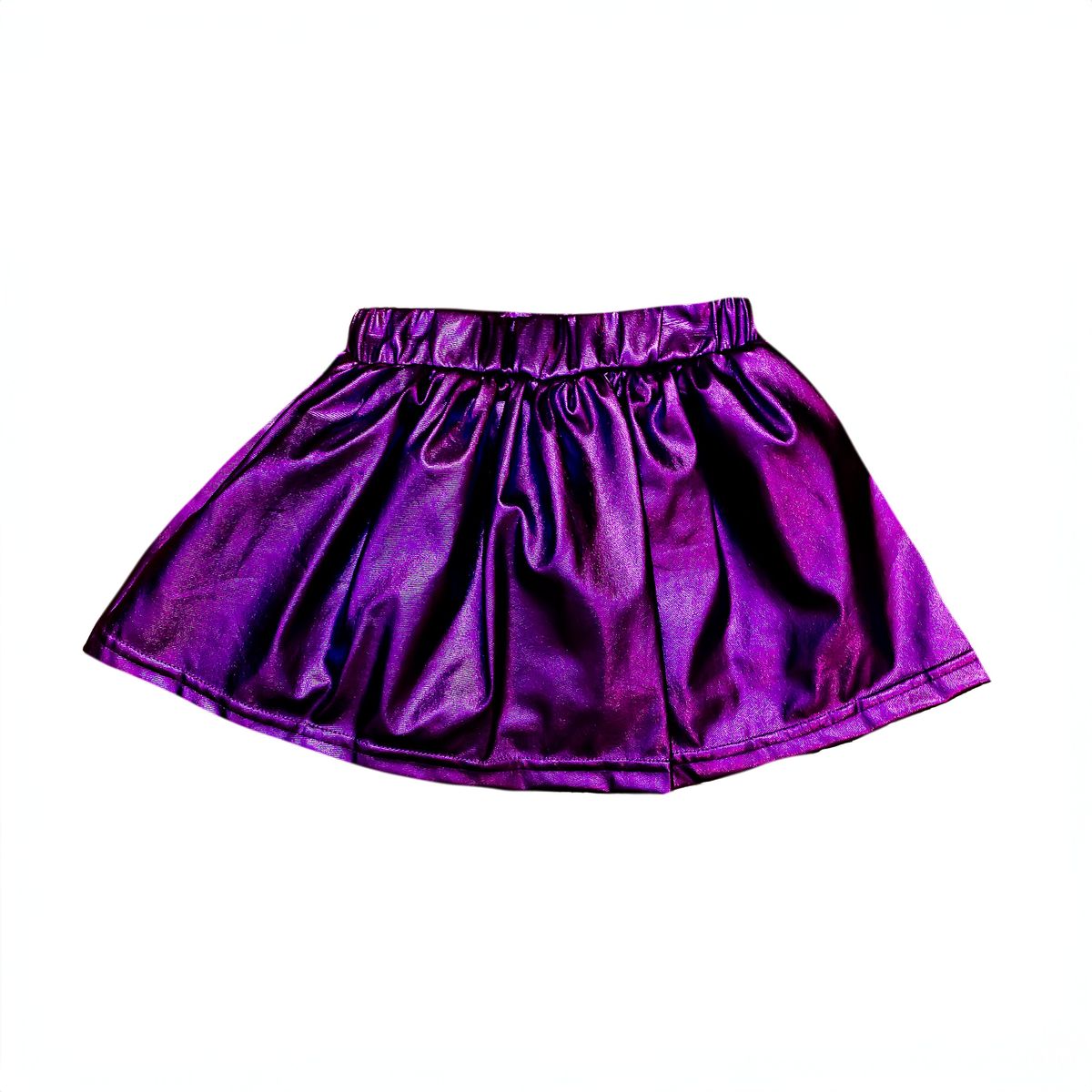 Purple Metalic Skort Belle Cher