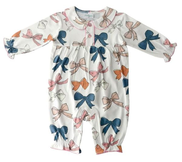 Bow Girl Romper- Jumping Jolly