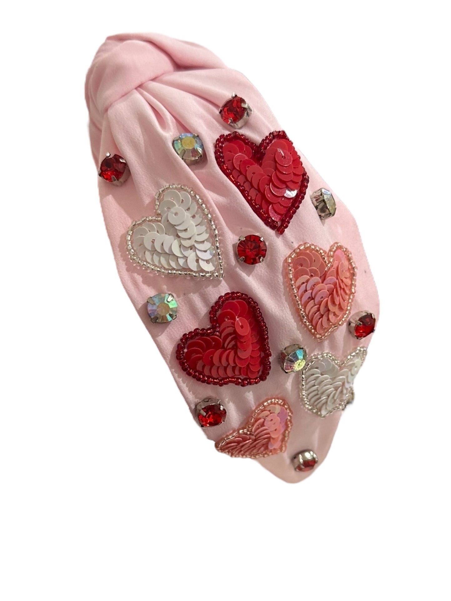 Pink Heart Headband