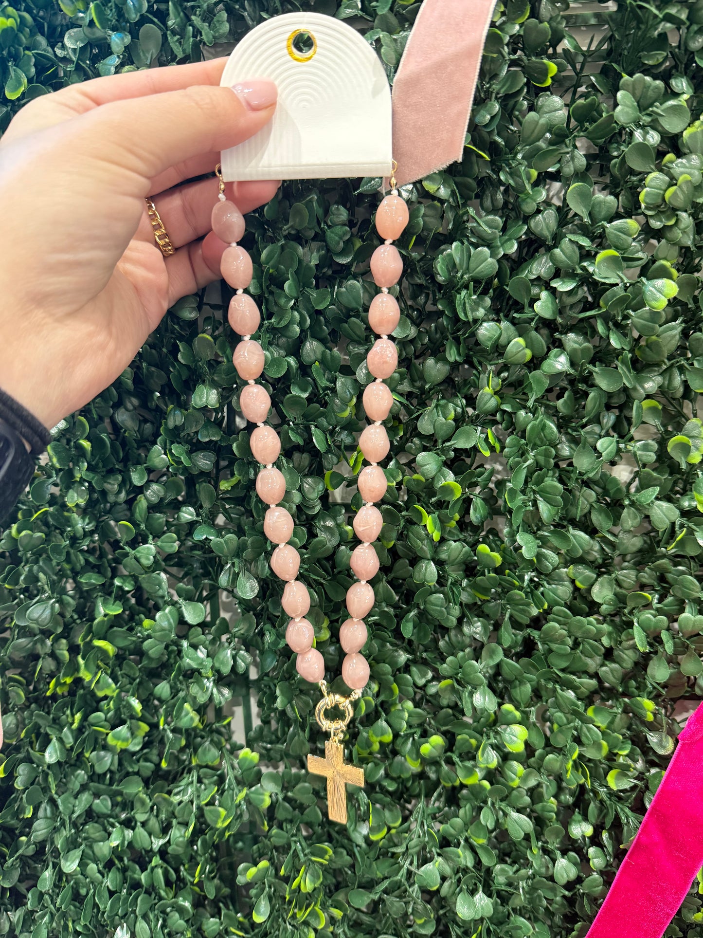 Cross Watercolor Necklace