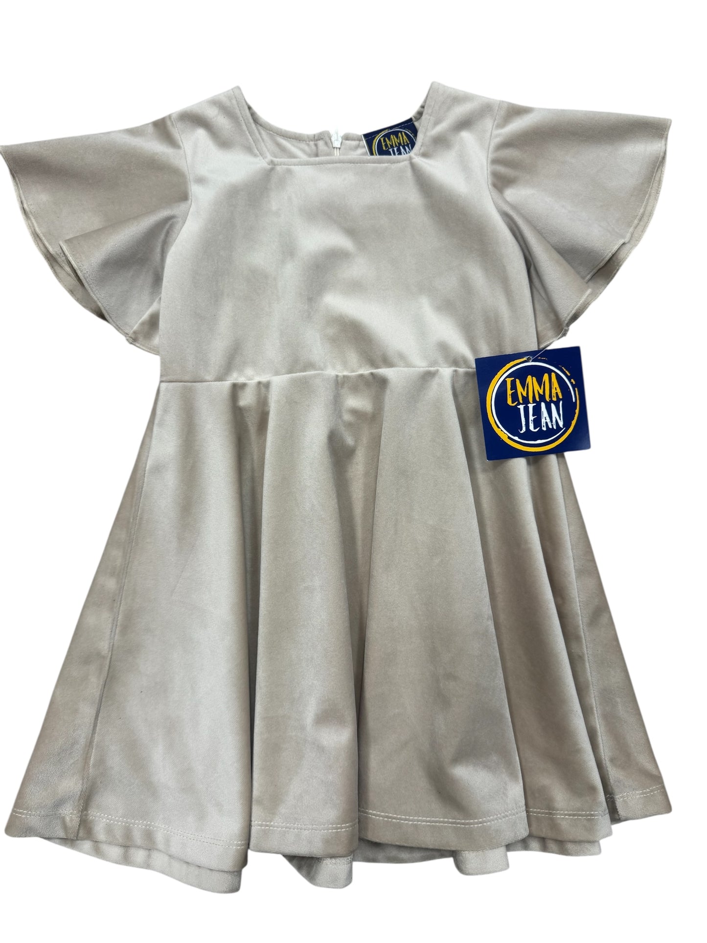 Sand Velvet Dress | Emma Jean NWT