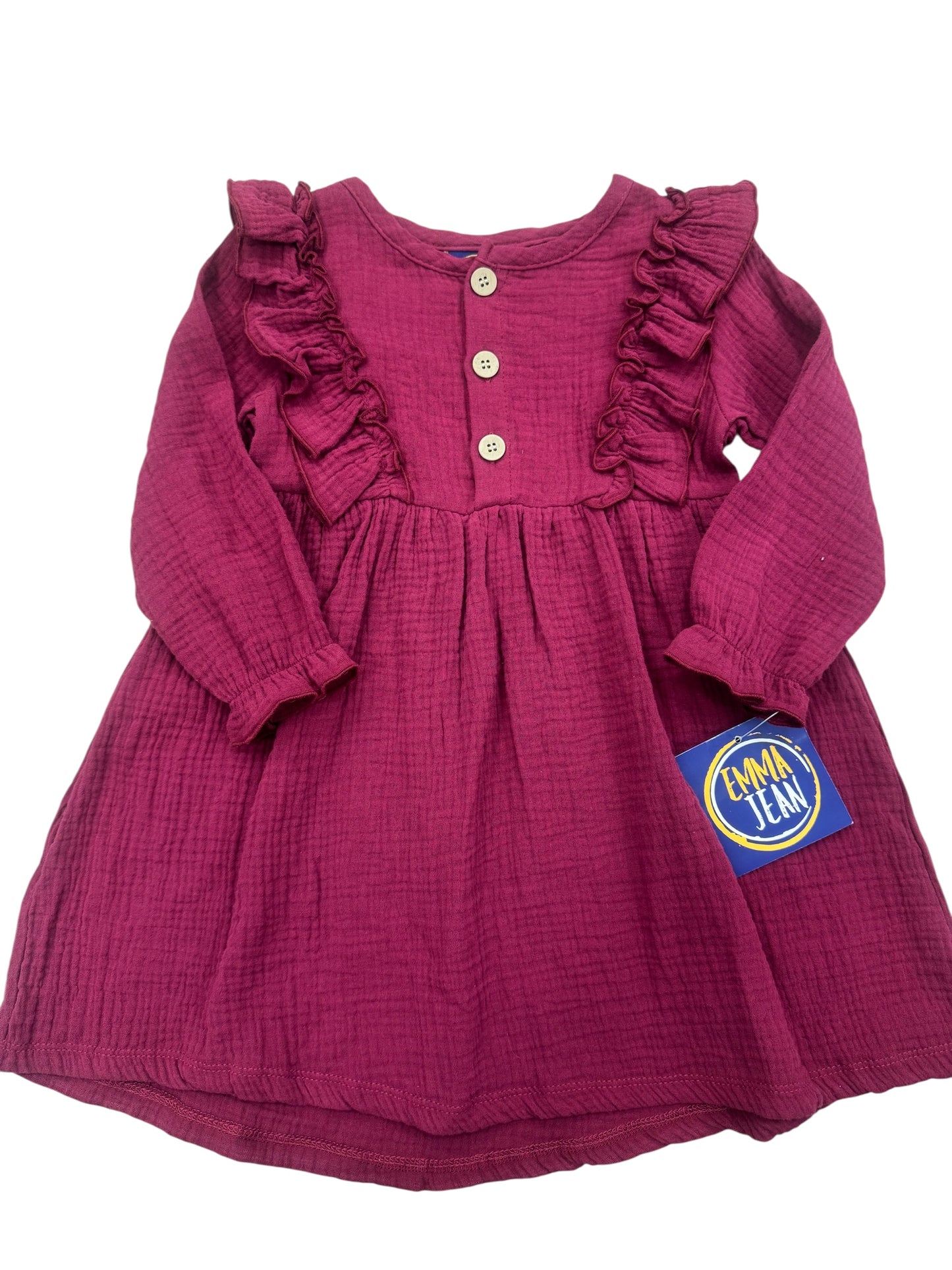 Maroon Linen Dress | Emma Jean NWT