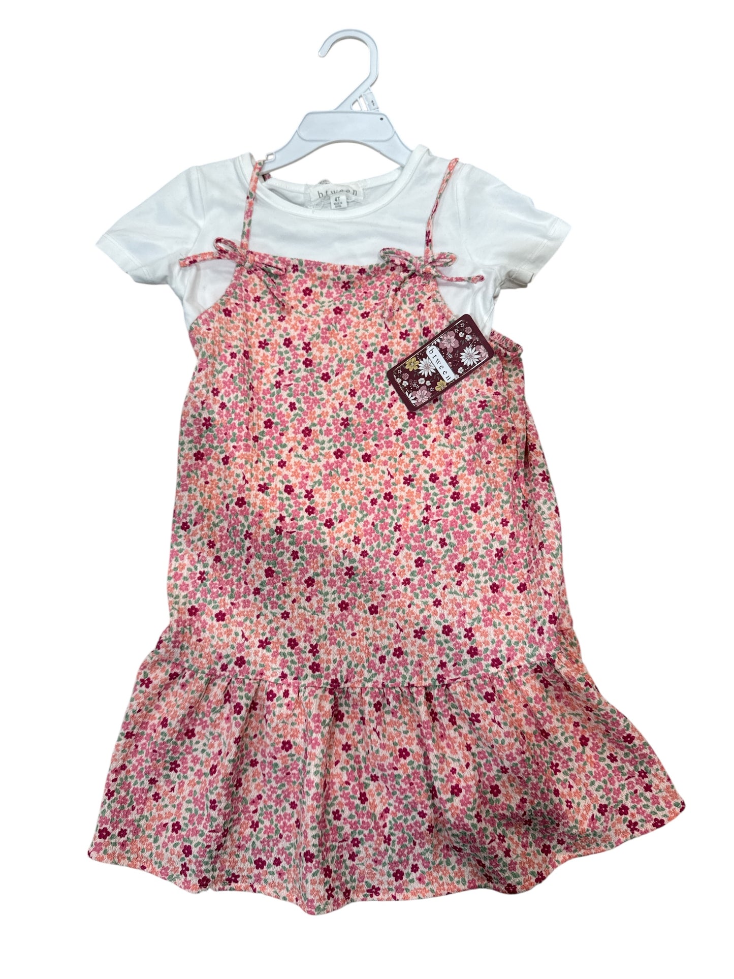 Floral Dress w/ Undershirt | Btween