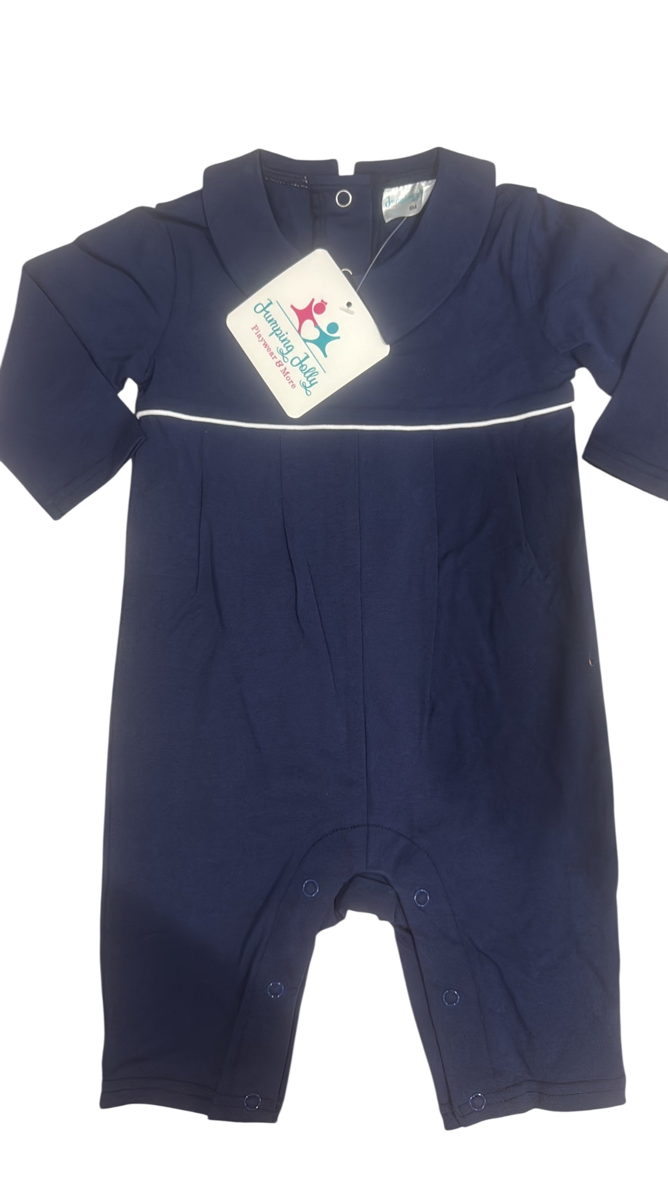 Navy Romper | Jumping Jolly NWT