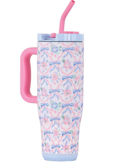 Ribbons 40oz Tumbler Simply Southern