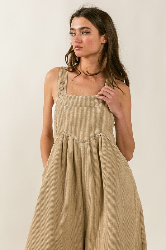 Corduroy overalls