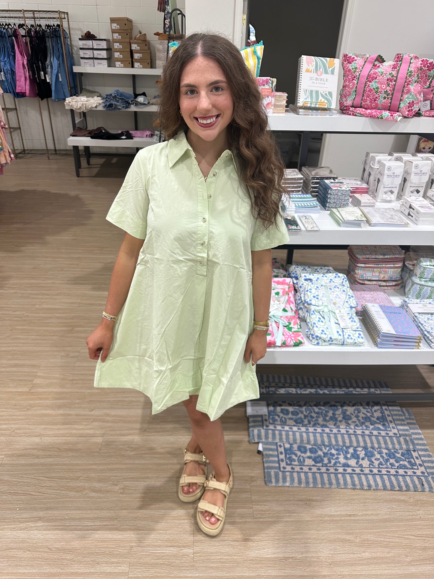 Lime Everyday Tshirt Dress