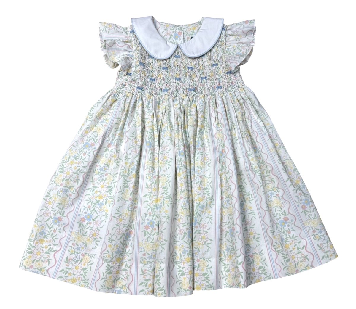 Spring Bouquet Smocked Dress