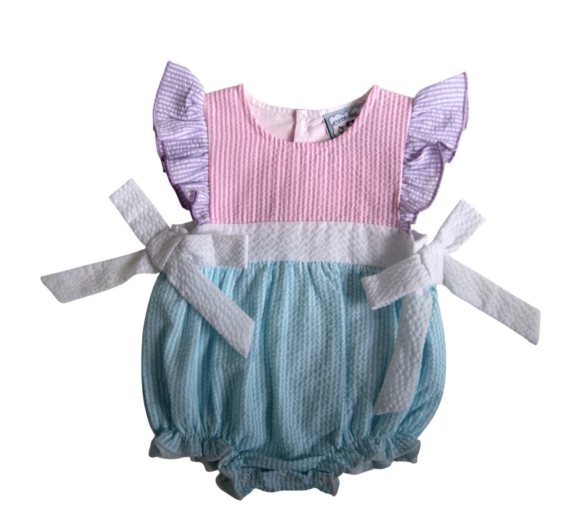 Colorblock Tie Bubble