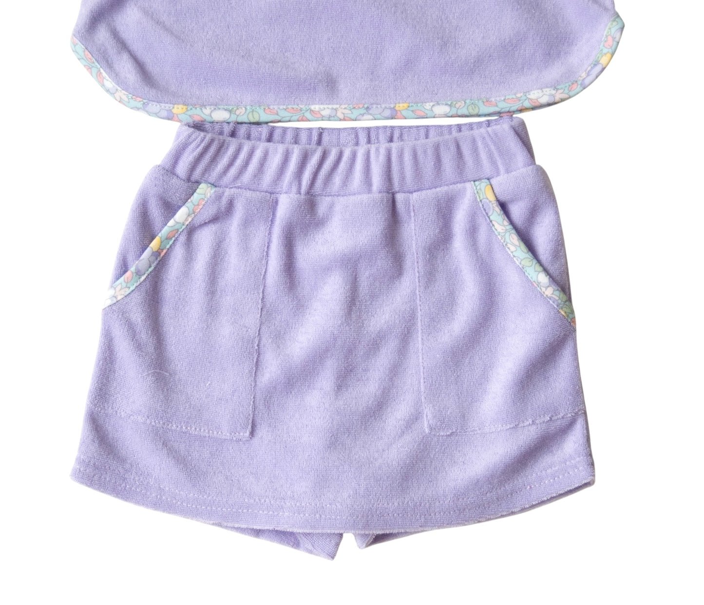 Lavender Quinn Terry Skort Set