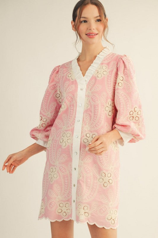 Blush Garden Party Dress