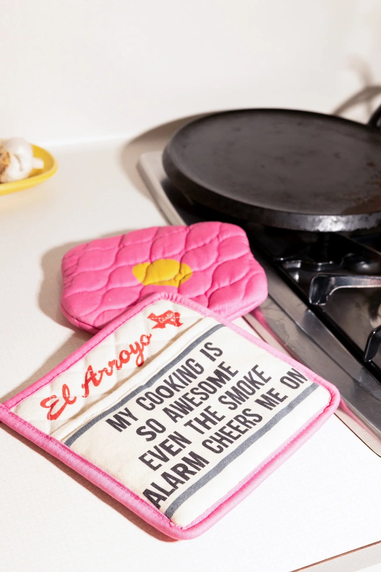 Smoke Alarm Marquee Pot Holders (Set of 2)