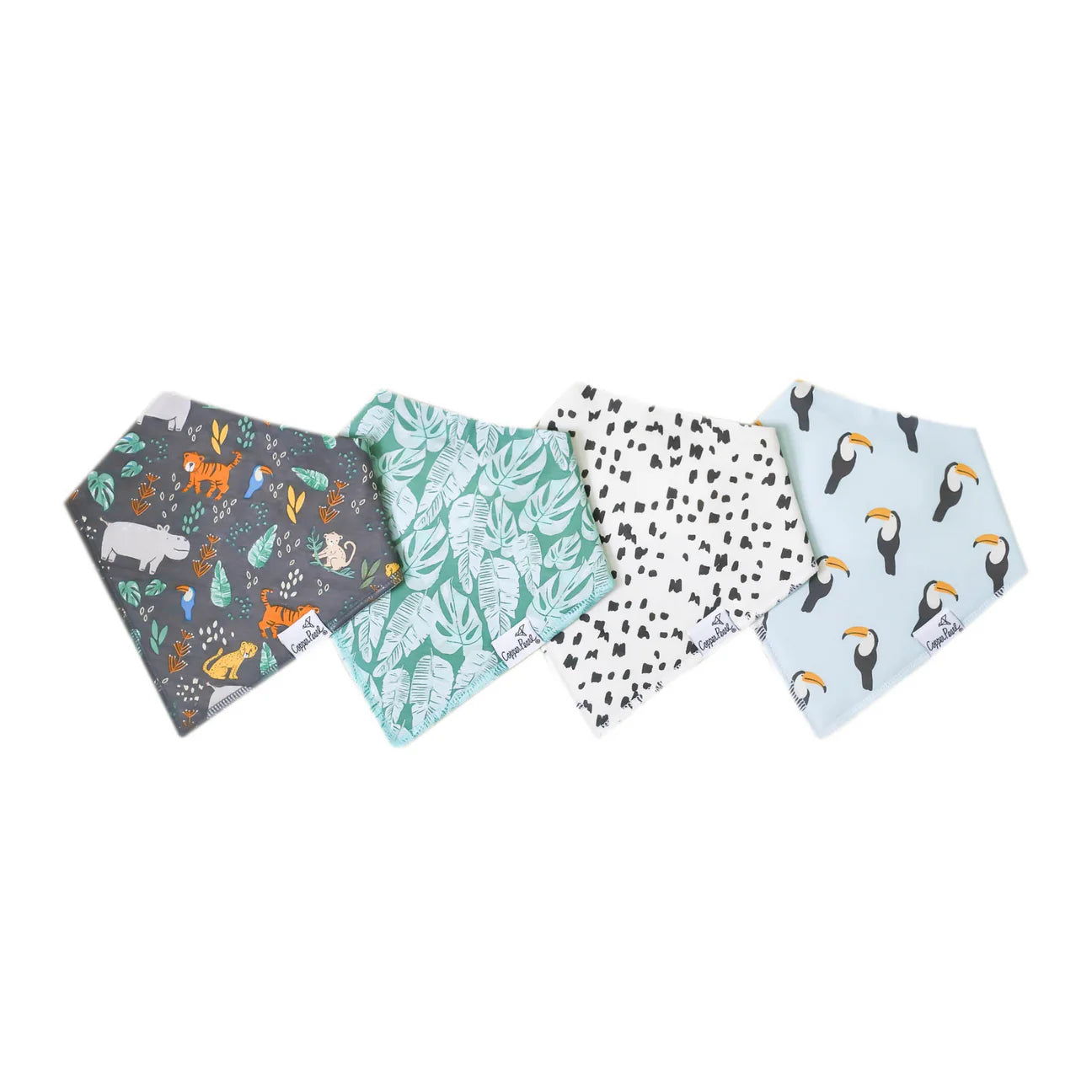 Bengal Baby Bandana Bibs Copper Pearl