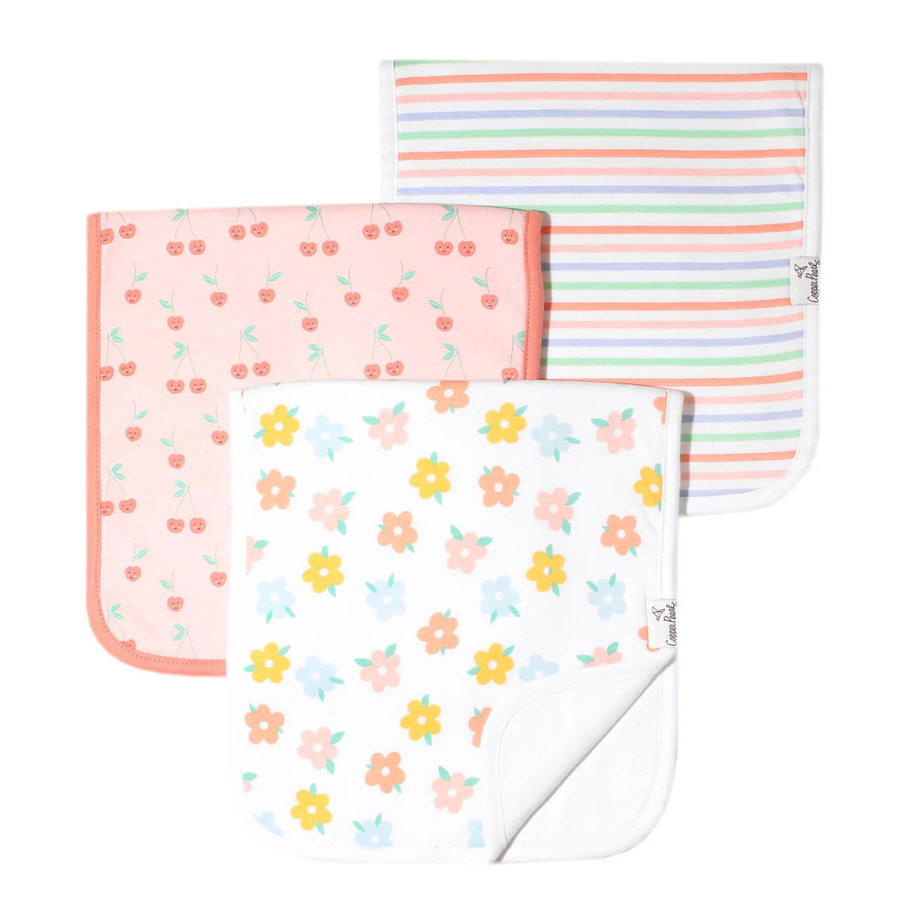 Cheery Premium Burp Cloths Copper Pearl