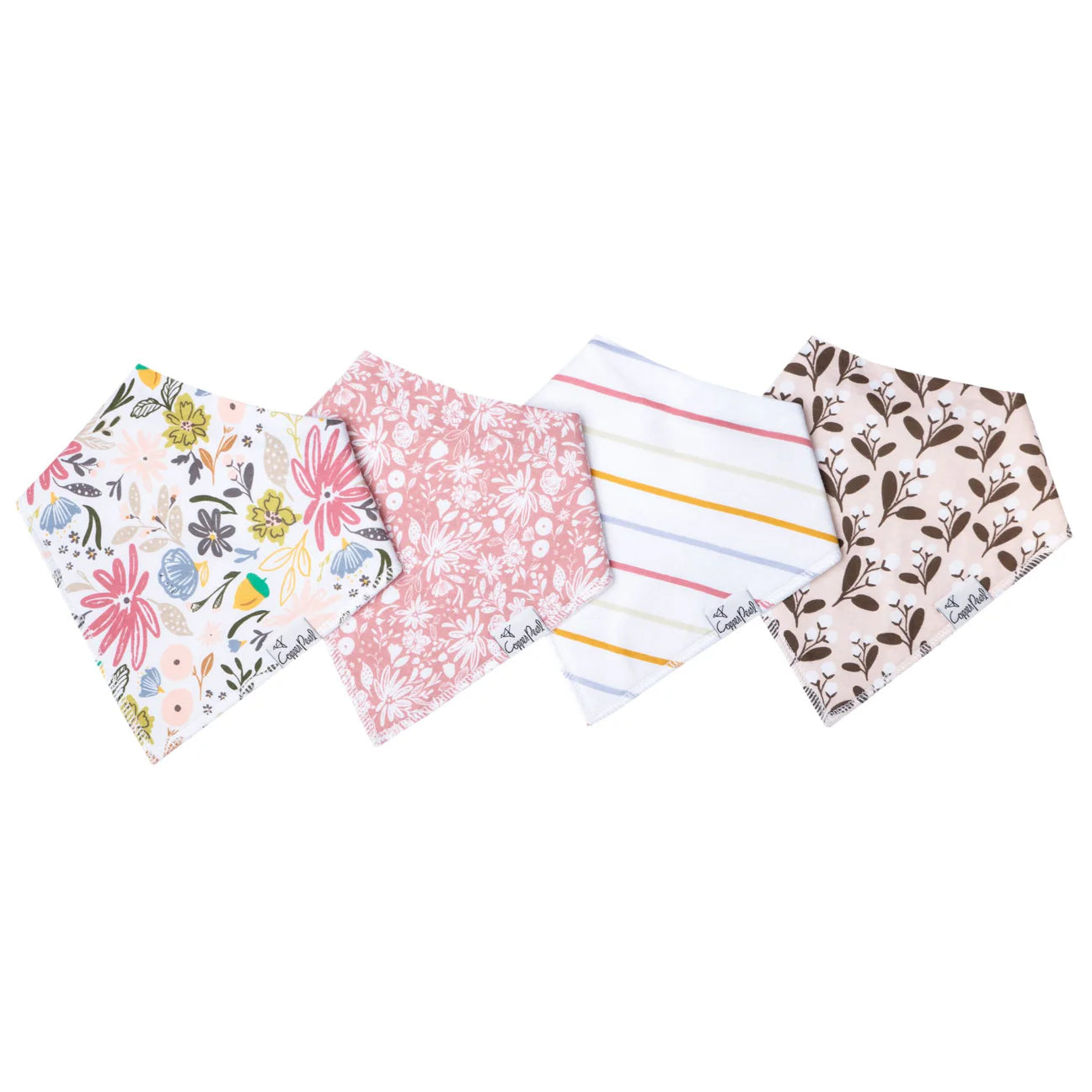Olive Baby Bandana Bibs Copper Pearl