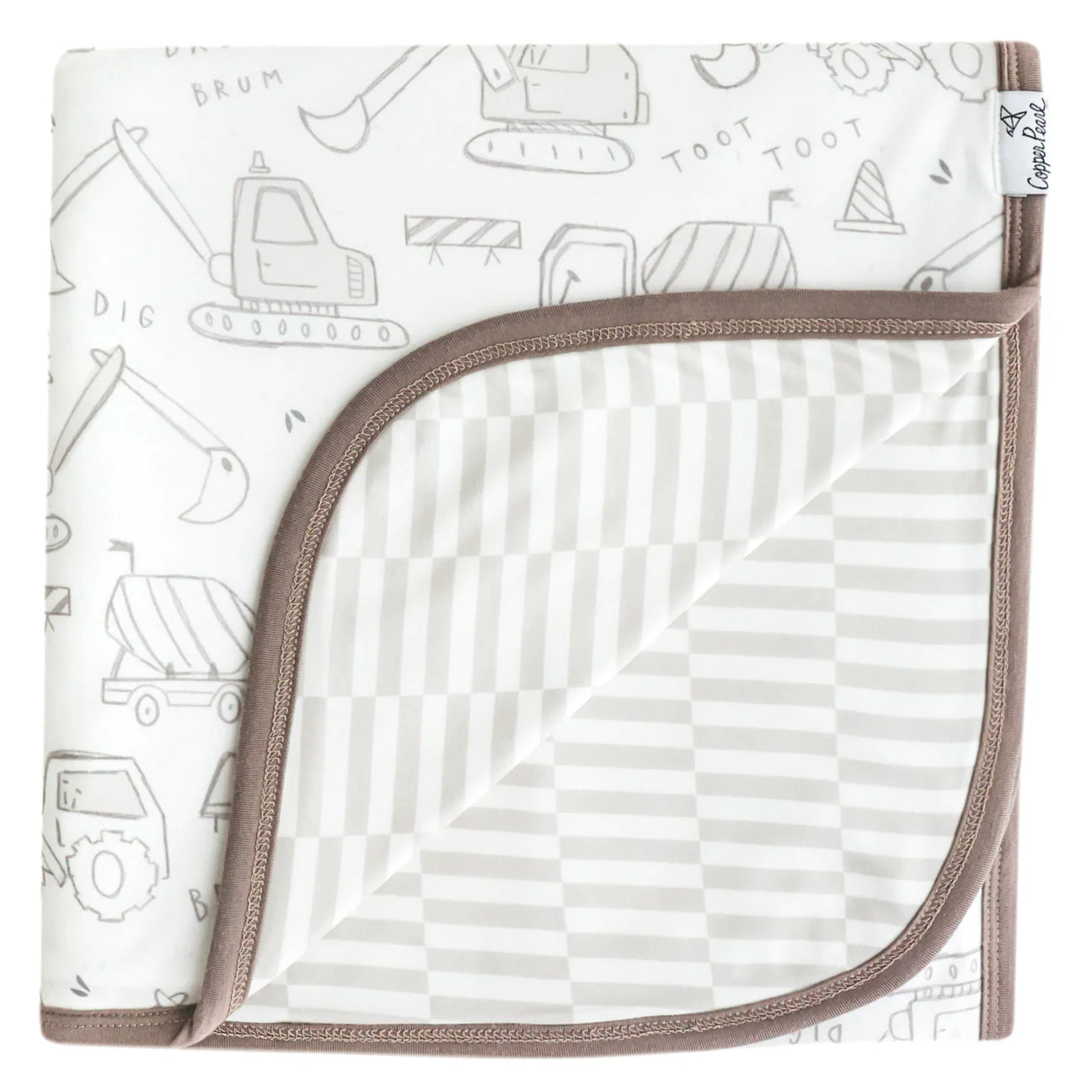 Gage Three-Layer Quilt Copper Pearl