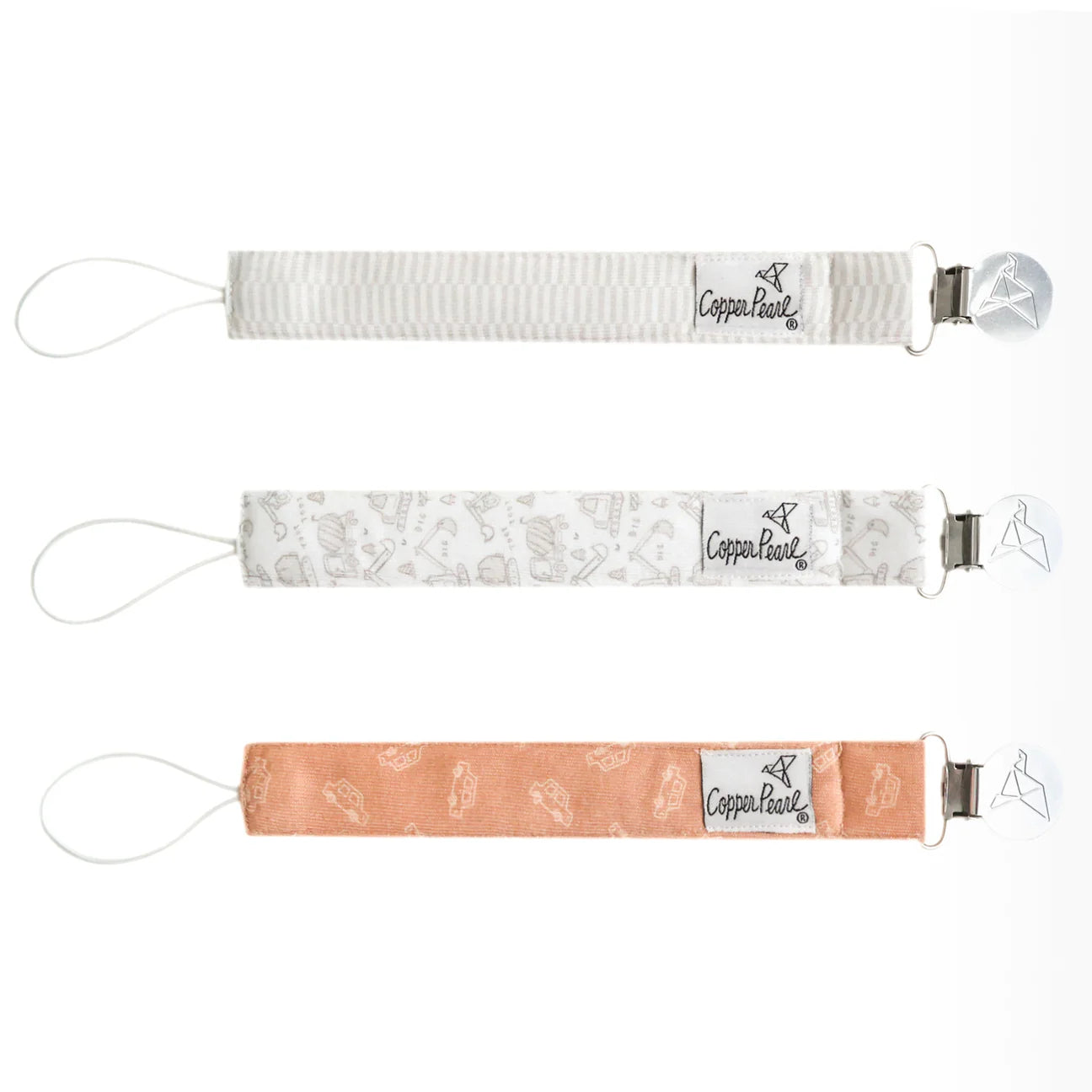 Gage Binky Clips Copper Pearl