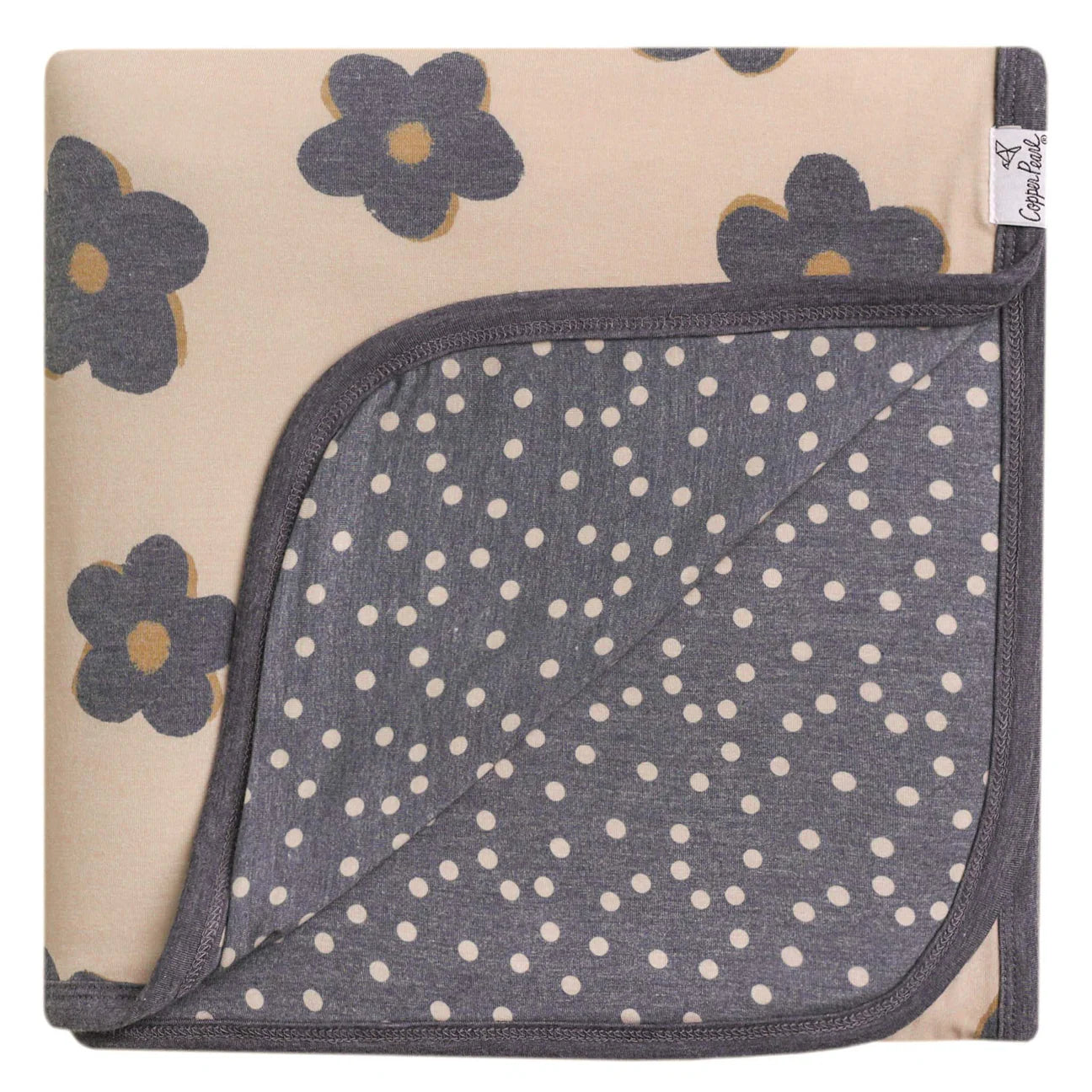 Gemma in Tan Three-Layer Quilt Copper Pearl
