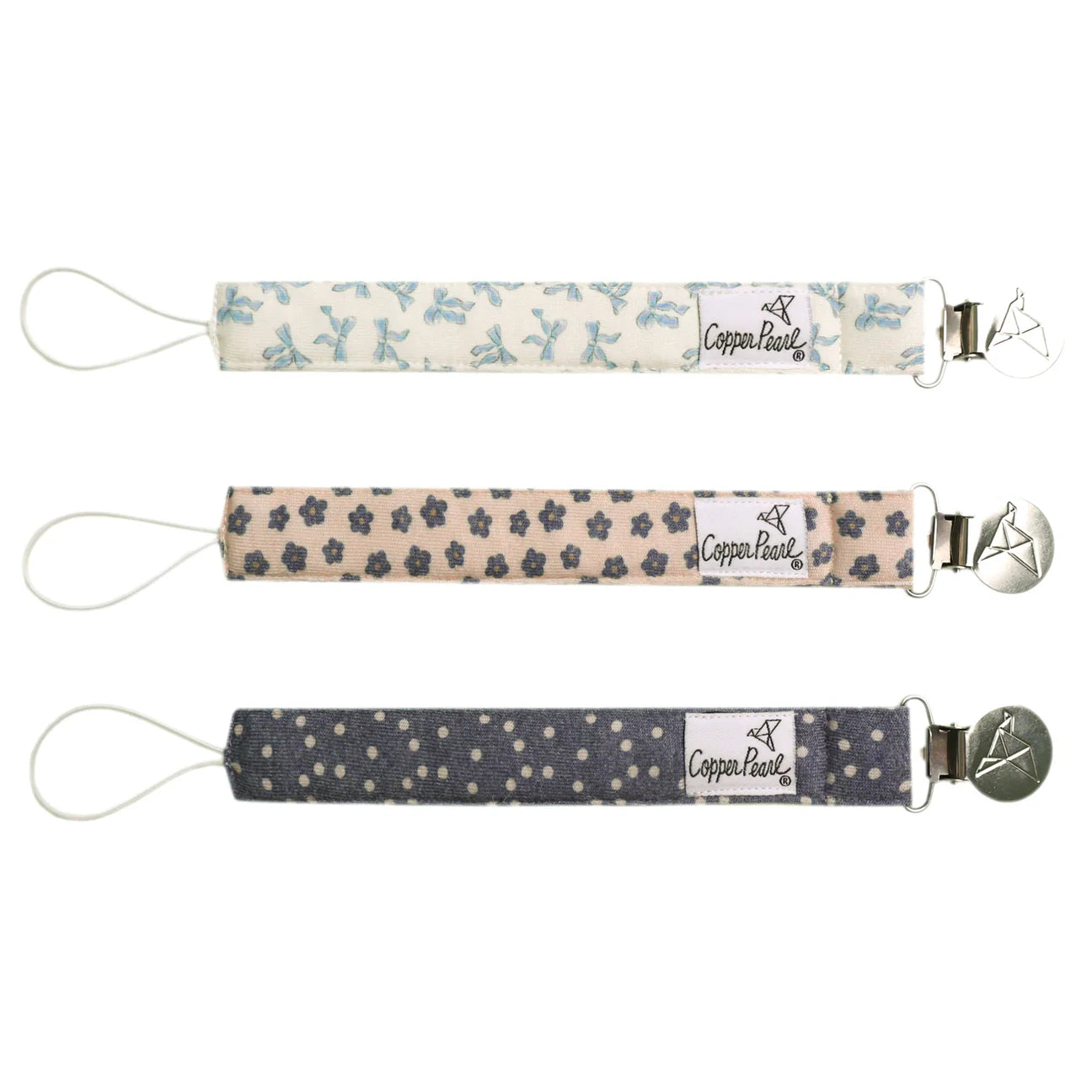 Gemma in Tan Binky Clips Copper Pearl