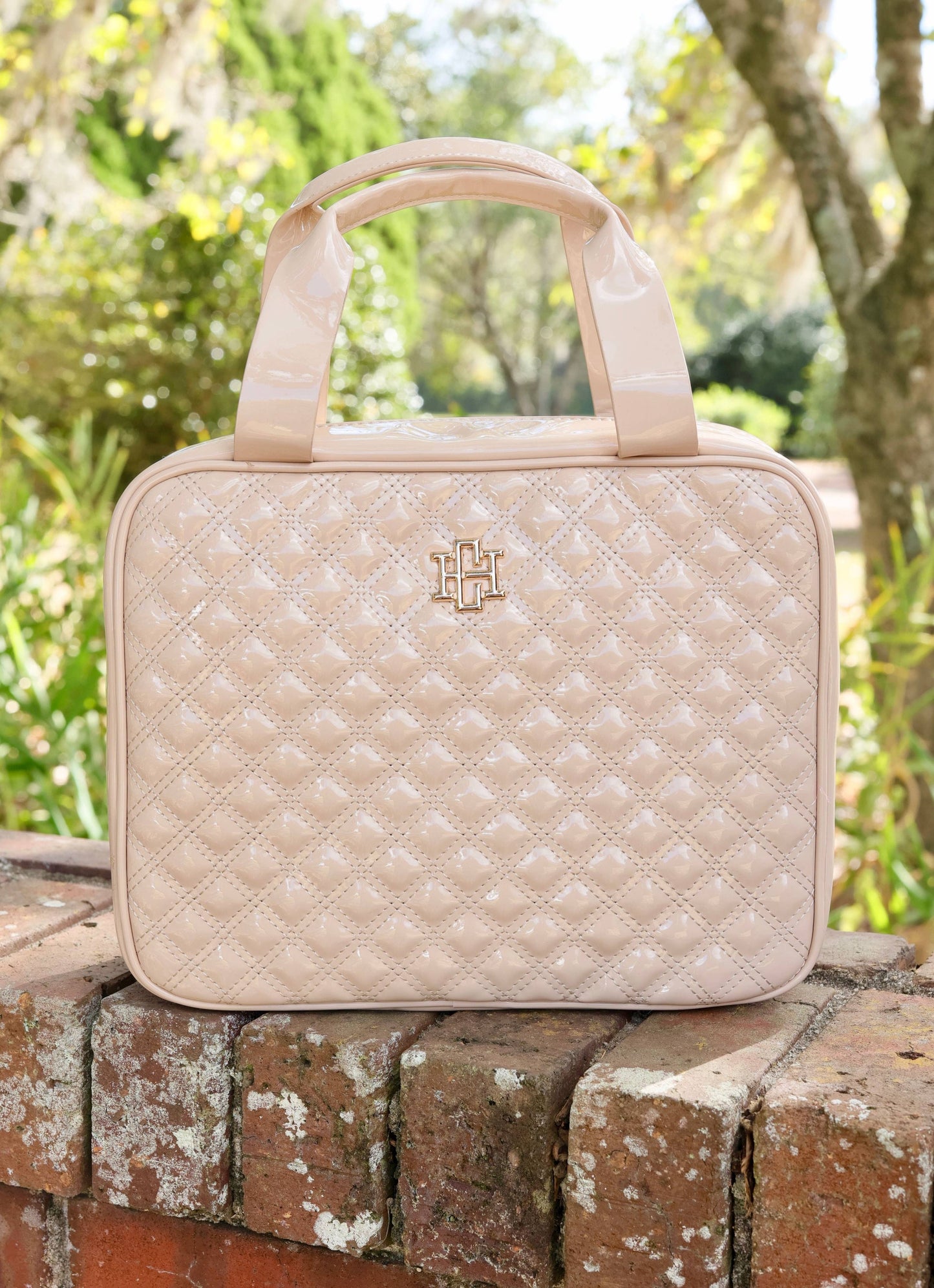 Punta Cana Large Case Nude Patent Caroline Hill