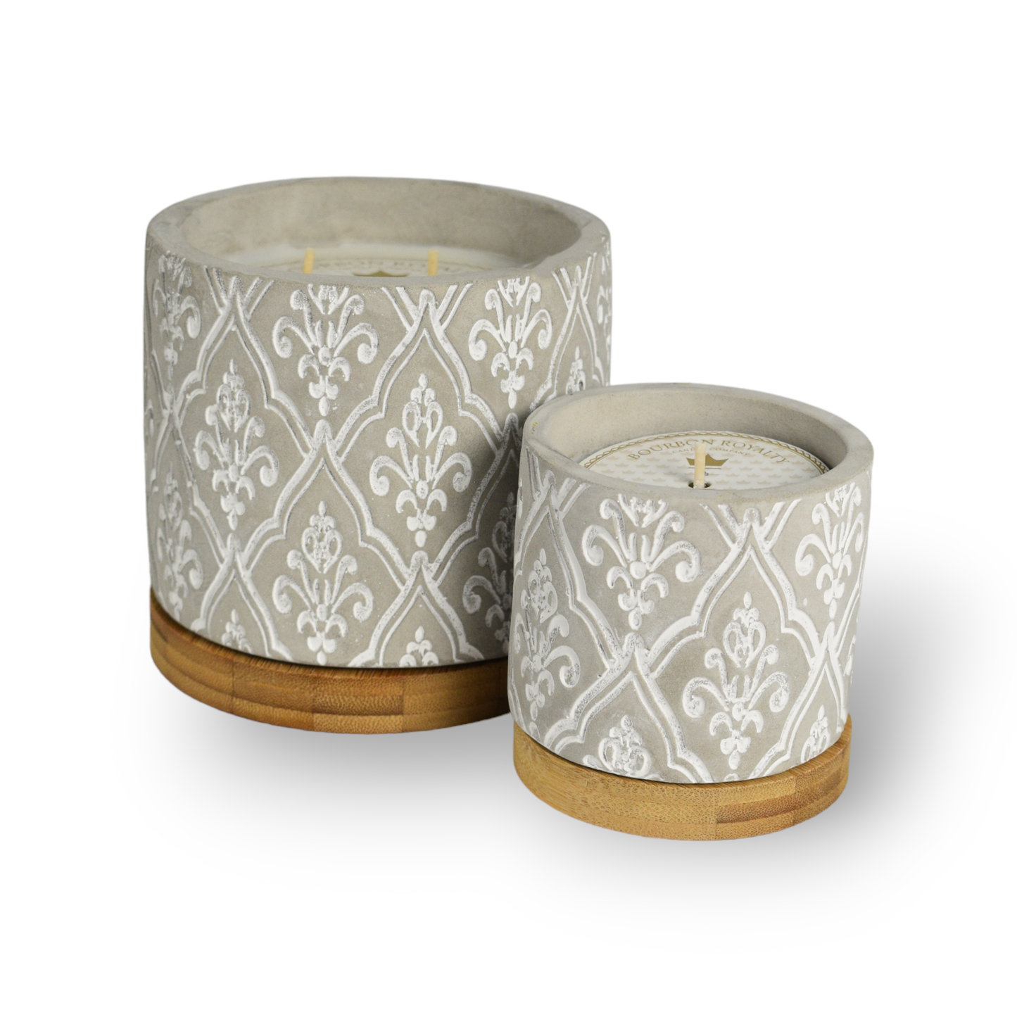 White Linen 16 OZ Damask Stone
