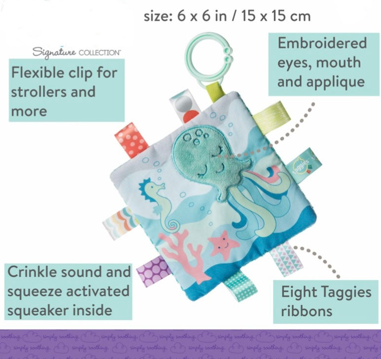 Taggies Crinkle Me Sleepy Seas