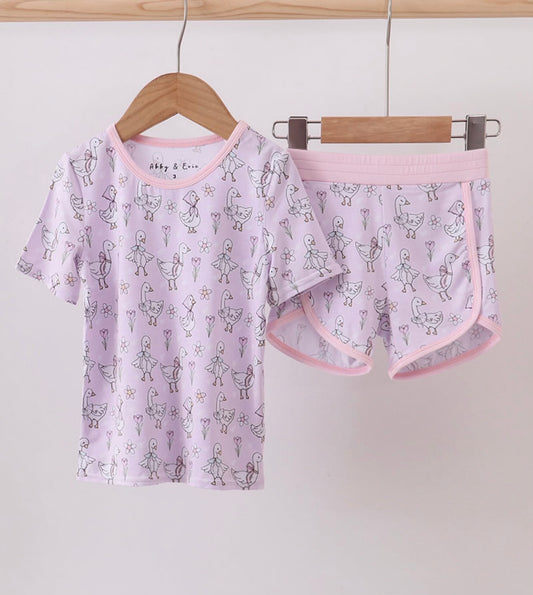 Goosie Girl Bamboo PJ Short Set