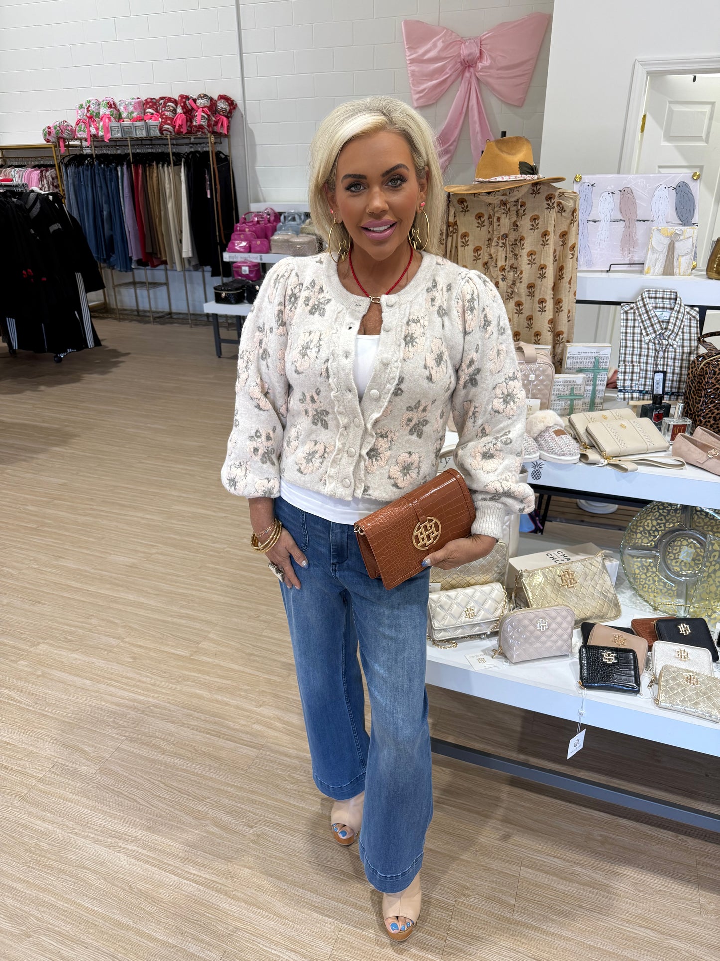 Madeleine Floral Sweater Top