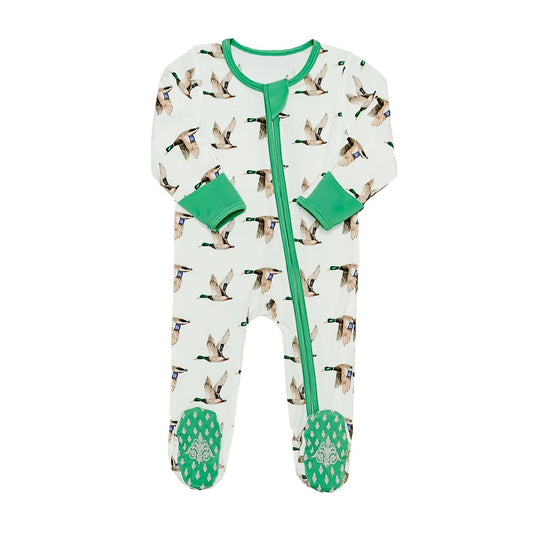 Mallard Bamboo Zip PJ - Belle Cher
