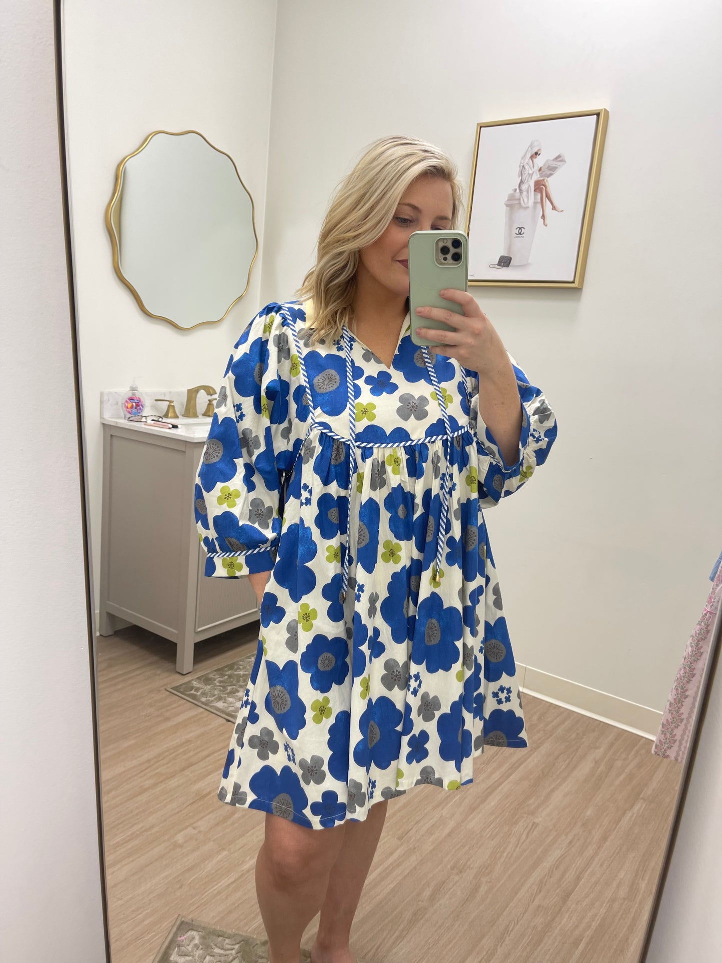 Blue Flower Dress