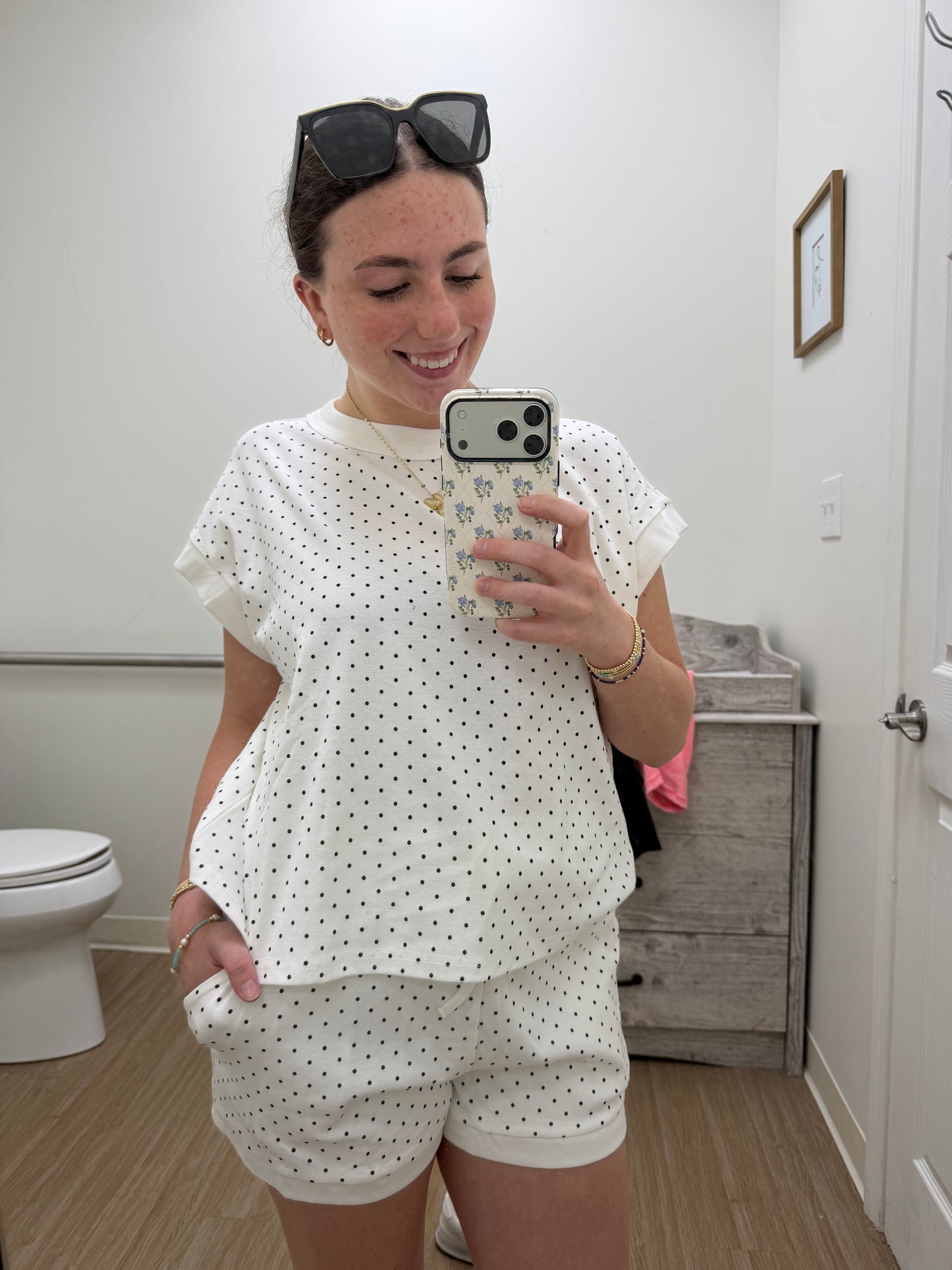 Polka Dot stretch set
