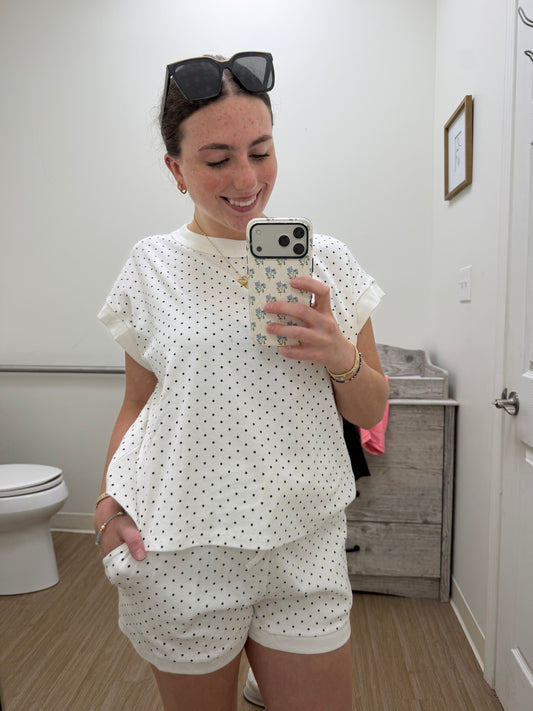 Polka Dot stretch set
