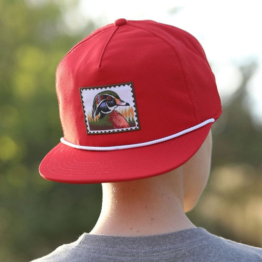 Youth red duck stamp hat