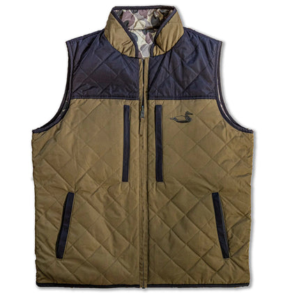 Dixie decoy reversible frog skin camo vest