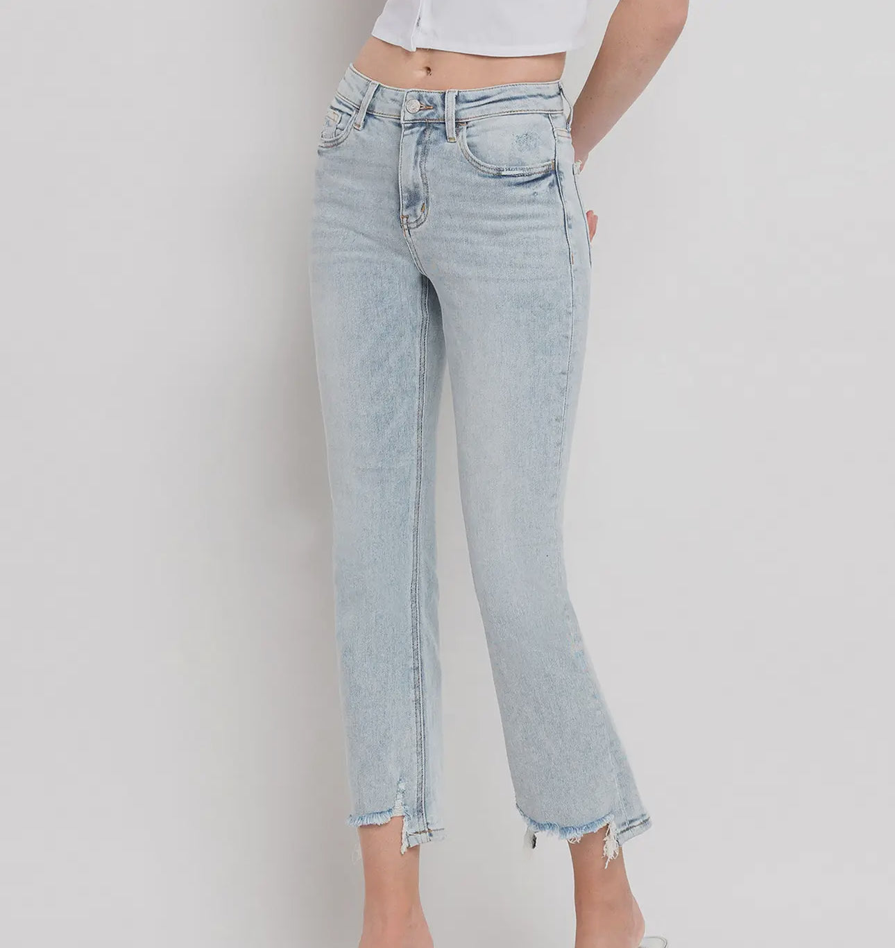 Vervet high rise kick flare jeans