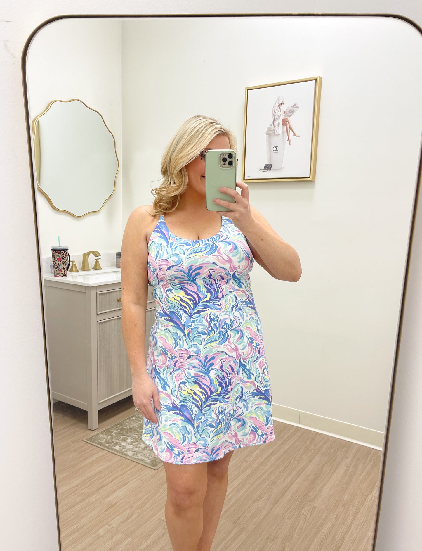 Watercolor Athletic Dress Simply Southern