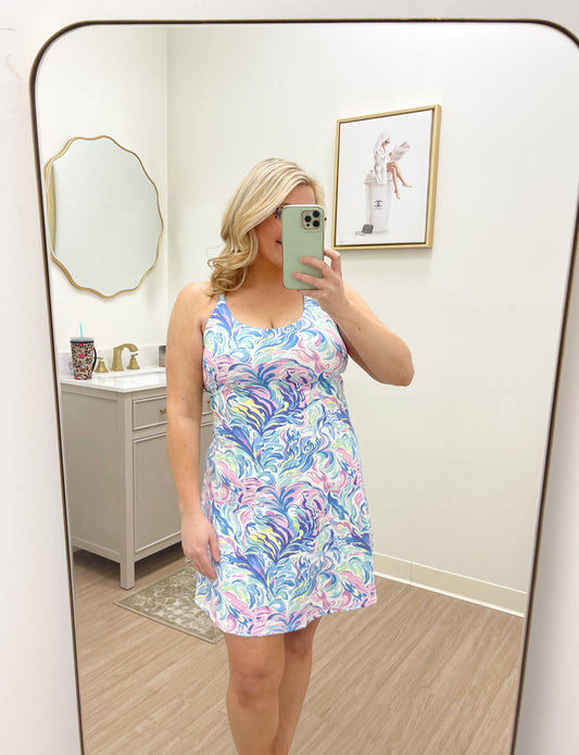 Watercolor Athletic Dress Simply Southern