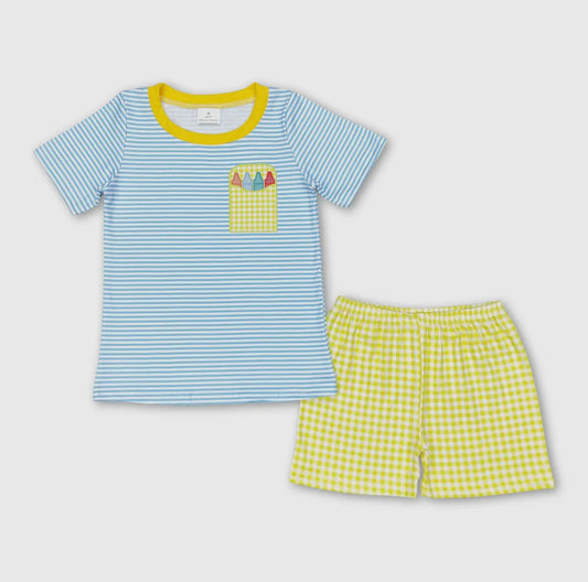 Crayon short set