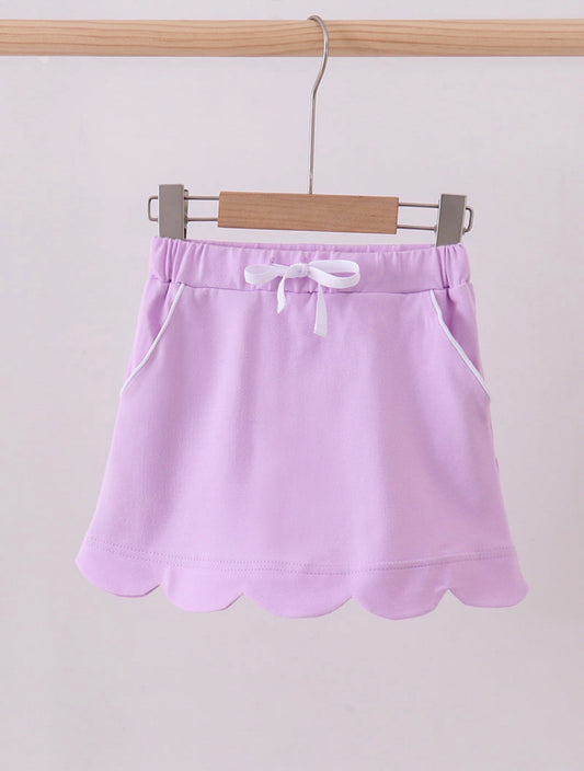 Lavender Scallop Skirt