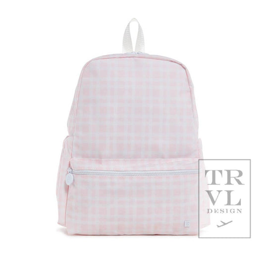 Pimlico Plaid Pink Backpack Trvl
