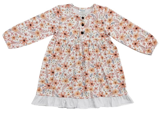 Fall Floral Dress- Jumping Jolly