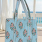 Ocean Side Floral Quilted Tote