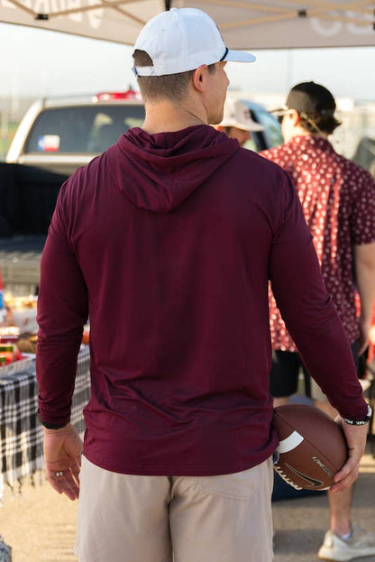 Performance Hoodie - Maroon