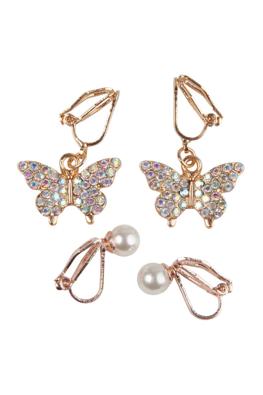 Butterfly Clip On Earrings - GP