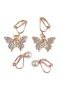 Butterfly Clip On Earrings - GP