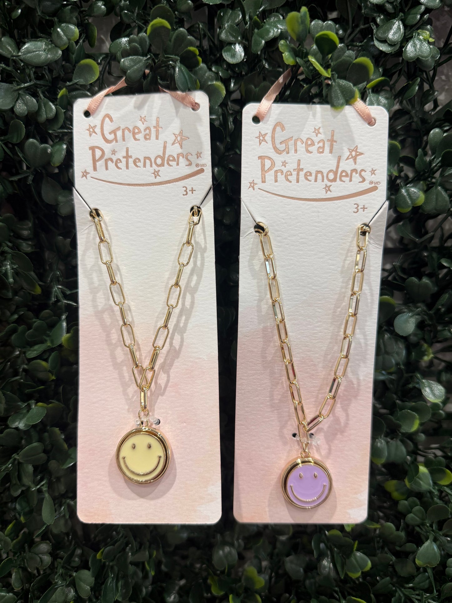 Smiley Spinning Necklace - GP